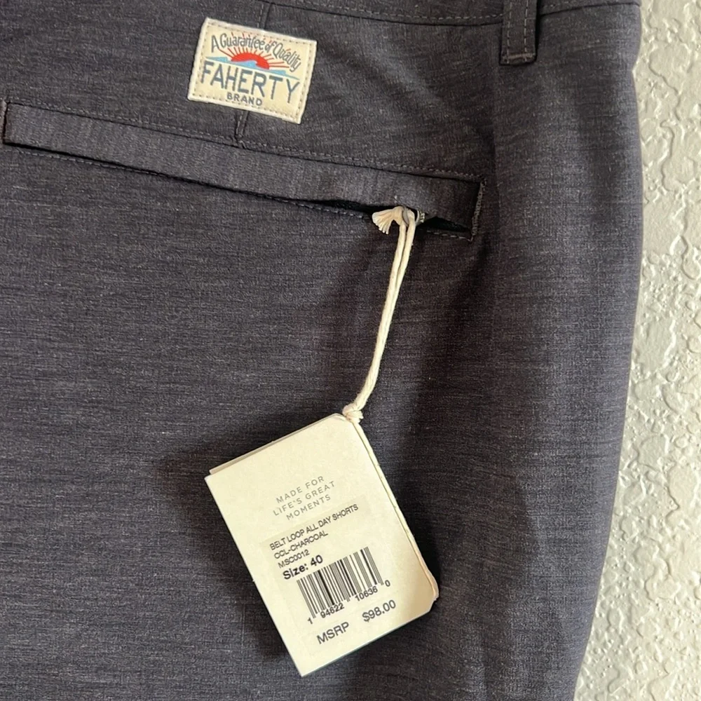 NWT Faherty All Day Belt Loop Short 1.0 (9